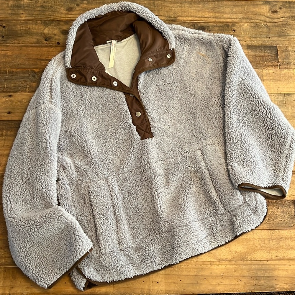 Free people fleece pullover